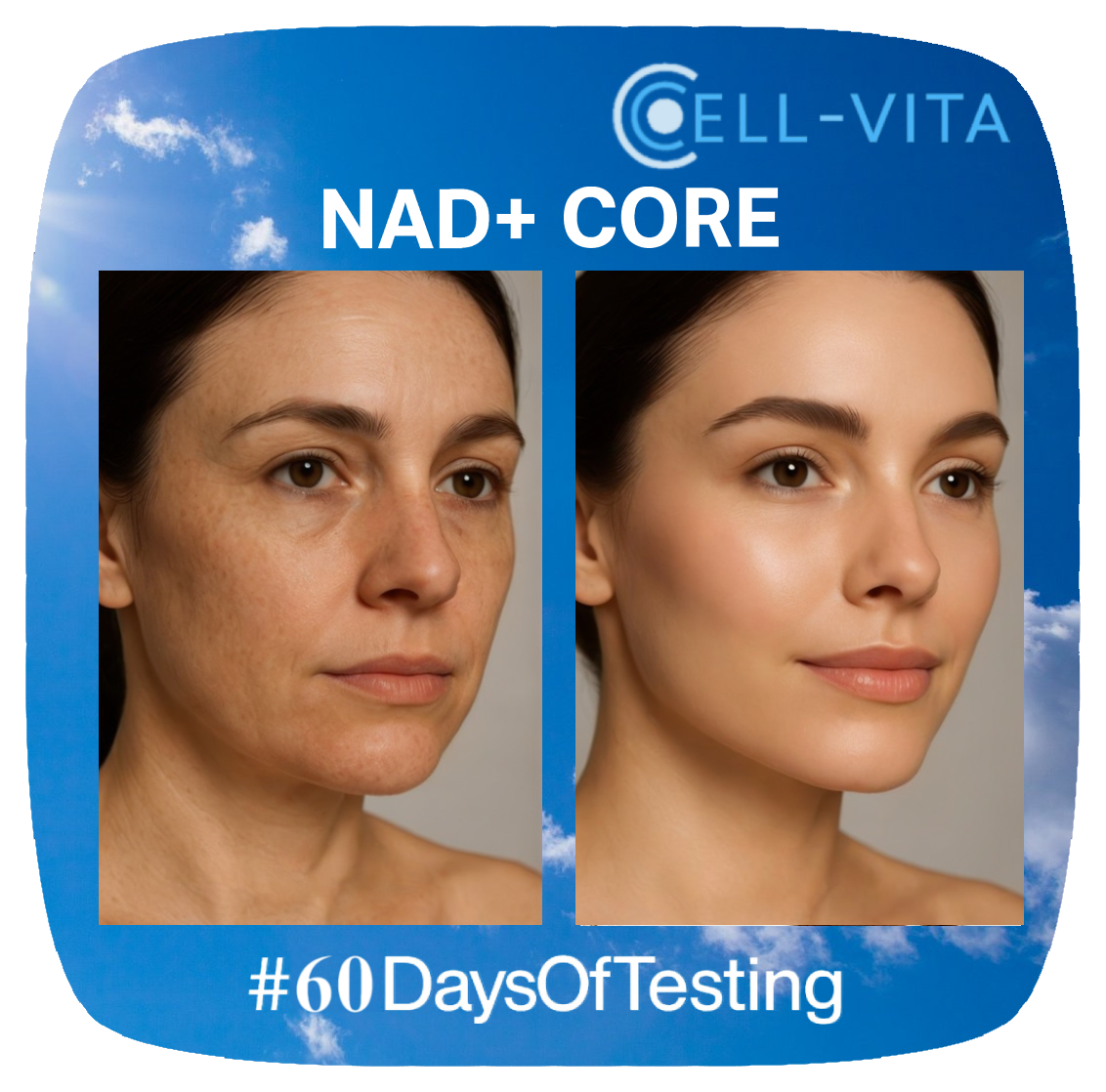 Cell-Vita NAD+ Core -  Life Supplement  - 60 Capsules