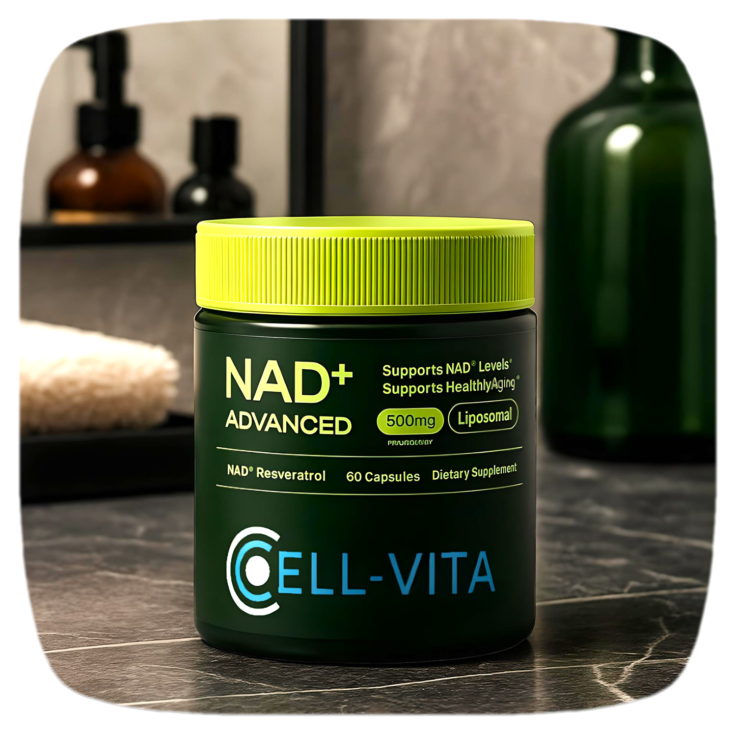 Cell-Vita NAD+ Advanced -  Life Supplement  - 60 Capsules
